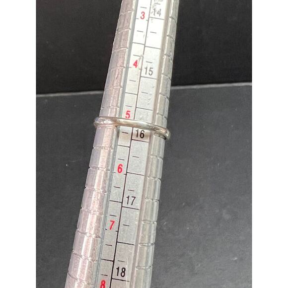 Blue kyanite sterling silver teardrop ring size 5 - Picture 16 of 16